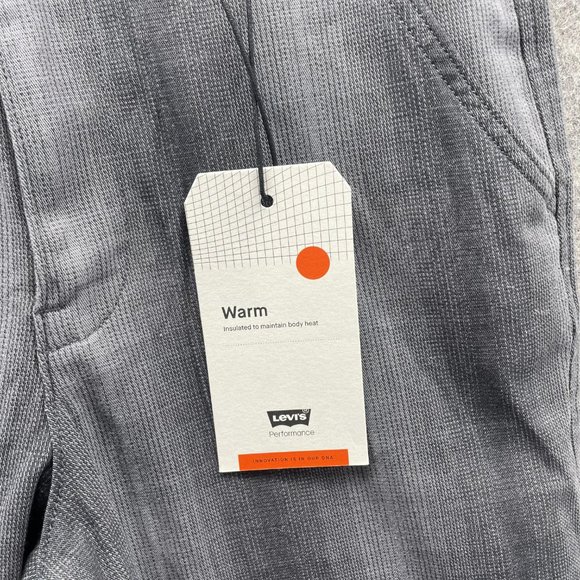 Levis XX Chino Pants Men Small Gray EZ Pants Outdoors Stretch Fit Plaid Straight - Picture 4 of 12